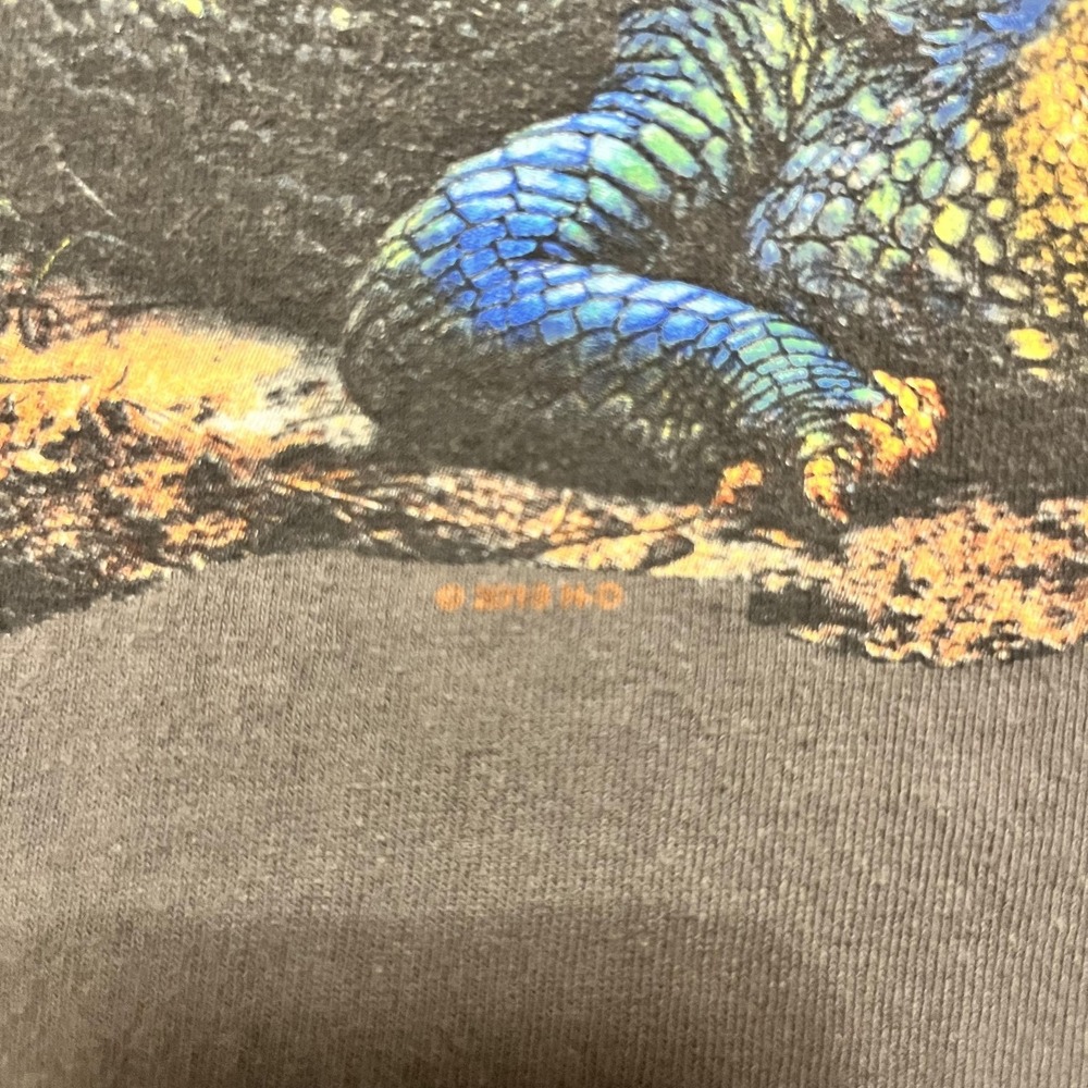 Harley-Davidson Shirt Mens Large Gray Orlando Florida Alligator Double Sided Tee - Picture 4 of 6